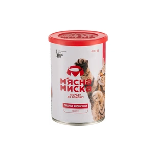 Паштет для котів М'ясна Миска з яловичиною 415 г (4820255190297) зображення 1