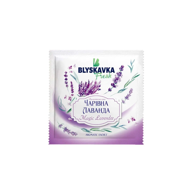 Ароматичне саше Blyskavka Fresh Чарівна лаванда 10 г (4820214192782) - picture 1