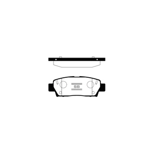 Гальмівні колодки HI-Q SP2022 зображення 1