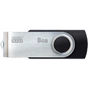 USB флеш накопичувач Goodram 8GB UTS3 (Twister) Black USB 3.0 (UTS3-0080K0R11) - зменшене зображення 1
