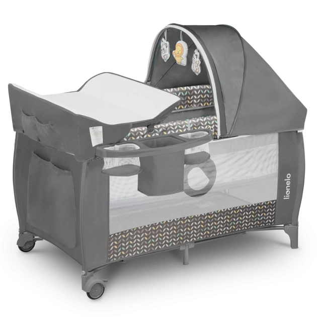 Дитячий манеж Lionelo Sven Plus Grey scandi (LO-SVEN PLUSGREY SCANDI) - изображение 1