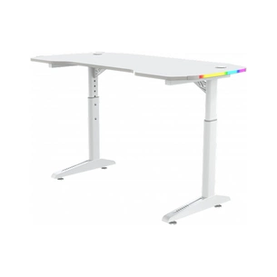 Комп'ютерний стіл GT Racer T-1229 White (T-1229 (120x60x71-79) White) зображення 1