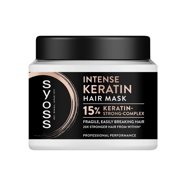 Маска для волос Syoss Intense Keratin Hair Mask 400 мл (9000101743234) - изображение 1