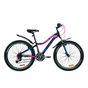 Велосипед Discovery 26" KELLY AM Vbr рама-16" St 2020 чорно-малиновий з блакитним (OPS-DIS-26-256) - зменшене зображення 1