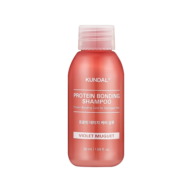 Шампунь Kundal Protein Bonding Shampoo Violet Muguet Для пошкодженого волосся 50 мл (8809953770679) - зображення 1
