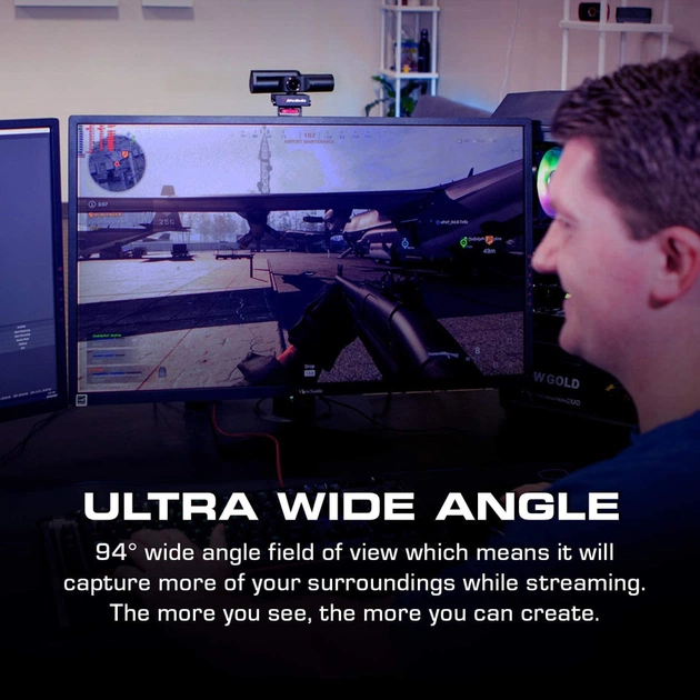 Веб-камера AVerMedia Live Streamer CAM PW513 4K Black (61PW513000AC) - picture 6