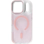 Чохол до мобільного телефона BeCover FIBRA Star Shine MagSafe Apple iPhone 17 Pro Light Pink (715428) - зменшене зображення 2