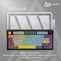 Клавіатура Ajazz AK820 V2 Coconut Flake Switch Wireless/Bluetooth/USB UA Black/Gray/Yellow (AK820-V2-CF-BGY) - зменшене зображення 14