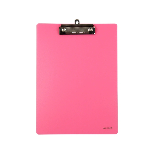 Клипборд-папка Axent з металевим кліпом А4 Рожева (2515-10-A) - picture 1