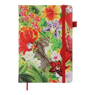 Книга записна Buromax EXOTIC А5 96 аркушів клітинка, червоний (BM.295124-05) зображення 1