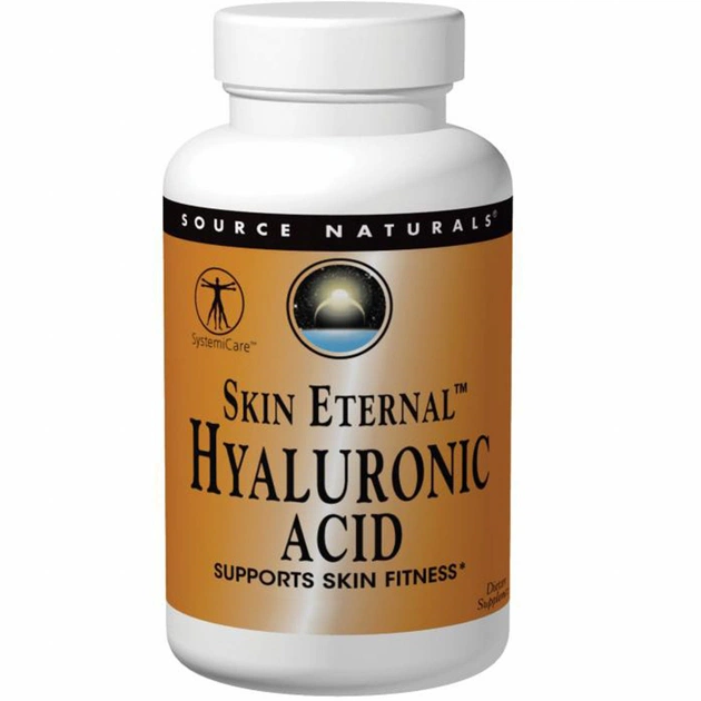 Амінокислота Source Naturals Гіалуронова кислота 50мг, Теанін Серен, Skin Eternal, 60 таб (SNS-01625) - зображення 1