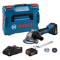 Шліфувальна машина Bosch GWS 18V-8 125мм, 18В, 2x5Ah, 0-11000об/хв, 1.7кг, кейс (0.601.9N9.003) - зменшене зображення 1