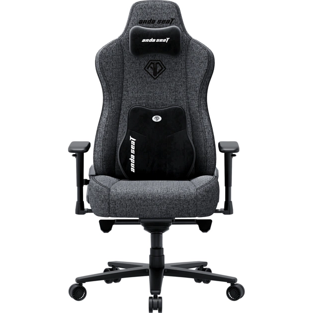 Крісло ігрове AndaSeat Novis Plus Fabric XL Dark Grey (AD23YC-XL-01-GB-F-G04) - зображення 1