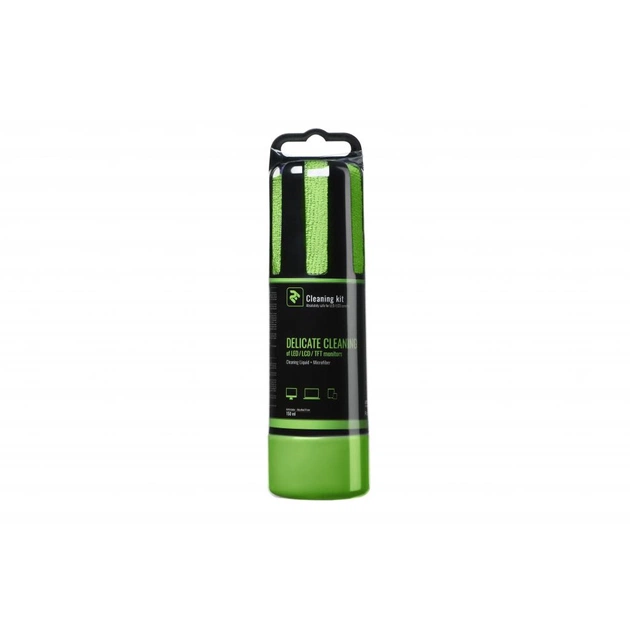 Спрей для очистки 2E 150ml Liquid для LED/LCD +Microfibre21см, Green (2E-SK150GR) - изображение 1