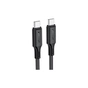 Дата кабель USB-C to USB-C 1.2m 3A 60W silicone black Acefast (6974316284161) - зменшене зображення 1