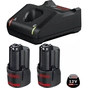 Набор аккумулятор и зарядное устройство Bosch Professional GBA 12В 2х3.0Ач ЗУ GAL 12V-40 (1.600.A01.9RD) - уменьшенное изображение 3