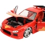 Машина Jada металева Форсаж Мазда RX-7 (1993) жовтогаряча 1:24 (253203059) - зменшене зображення 3