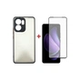 Чохол до мобільного телефона Dengos Oppo Reno 13F 4G Case Matte + 2 Glass (Black) (DG-CTG2P-21) - зменшене зображення 1