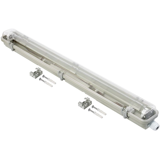 Світильник Delux PC7 LED SLIM IP65 G13 без ламп (90020187) - picture 1