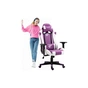 Крісло ігрове GT Racer X-5934-B White/Violet (X-5934-B Kids White/Violet) - зменшене зображення 7