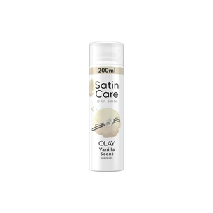 Гель для гоління Satin Care Vanilla Cashmere для сухої шкіри 200 мл (7702018399567) изображение 1