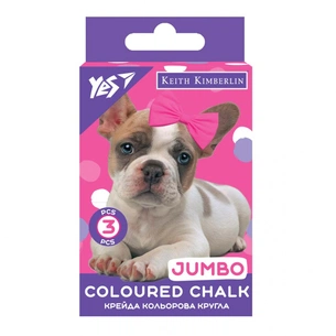 Крейда Yes кольорова Keith Kimberlin 3 шт, JUMBO (400458) изображение 1