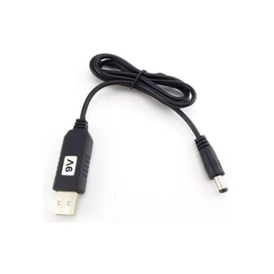 Кабель живлення USB to DC 5.5x2.1mm 9V 1.0m black Power Boost (1070990) зображення 1