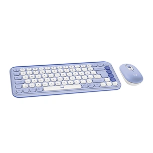 Комплект Logitech POP Icon Combo Bluetooth UA Lilac (920-013078) зображення 1
