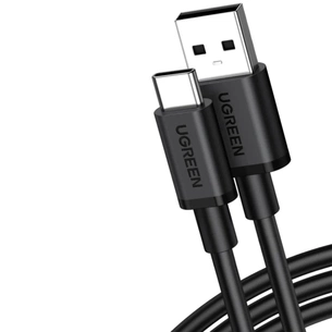 Дата кабель USB 2.0 AM to USB-C 2.0m 3A black Ugreen (85478) изображение 1