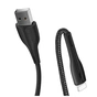 Дата кабель USB 2.0 AM to Lightning 1.0m led black ColorWay (CW-CBUL034-BK) - зменшене зображення 3