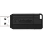 USB флеш накопичувач Verbatim 64GB Store 'n' Go Pin Pin Stripe Black USB 2.0 (049065) - зменшене зображення 4