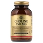 Вітамін Solgar Холін 350 мг, Choline 350 mg, 100 рослинних капсул (SOL-00830) - зменшене зображення 1