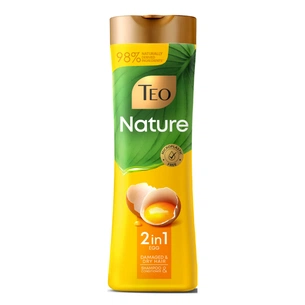 Шампунь Teo Beauty Nature 2 in 1 Egg Shampoo & Conditioner 350 мл (3800024046735) зображення 1