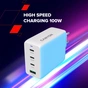 Зарядний пристрій Canyon CU100ACC GaN 100W 3xPD 1xQC EU White (CNS-CUW100ACC) - уменьшенное изображение 10