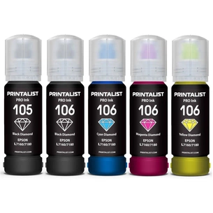 Чорнило Printalist Epson L7160/7180 5х70г BP/PB/C/M/Y (PL105SET) зображення 1