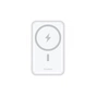 Батарея універсальна Choetech Magnetic Wireless 10000mAh 20W, PD,QC/3.0, USB-A, USB-C, White (B663-ACWH) - зменшене зображення 1