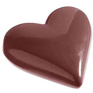 Форма для шоколаду Chocolate World Серце 119x104x23 мм 1х2 шт 205 г (1148 CW) зображення 1