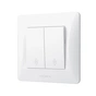 Перемикач Videx BINERA 2кл прохідний білий (VF-BNSW2P-W) - уменьшенное изображение 1