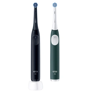 Електрична зубна щітка Oral-B iO2 Series Night Black / Forest Green + Extra Handle зображення 1