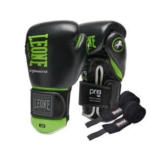 Боксерські рукавички Leone GN115 Professional 2 Black 12 унцій (GN115_Black_12oz) зображення 1