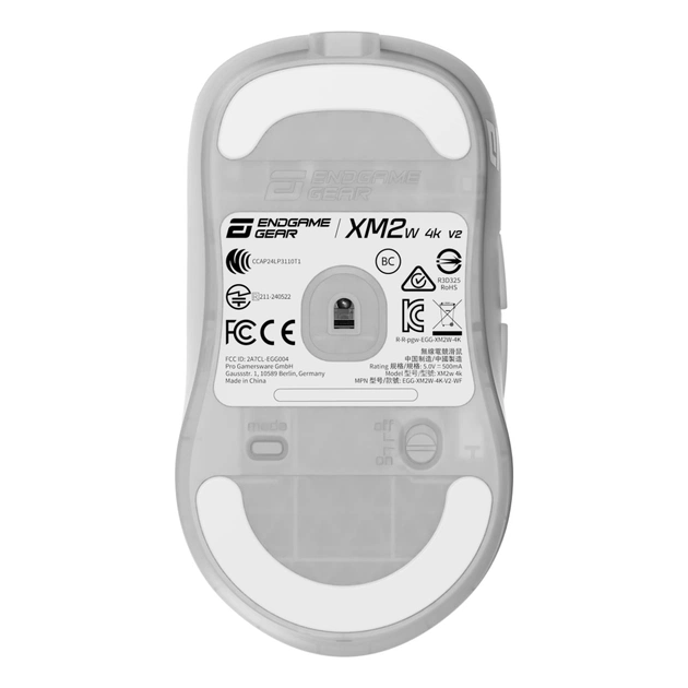 Мишка Endgame Gear XM2w 4k v2 Wireless Transparent White (PGW-EG-MOU-082) - picture 9