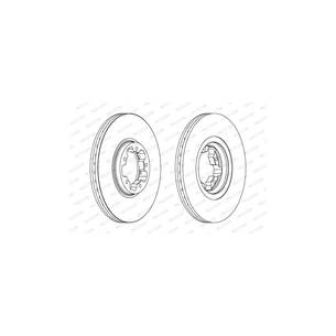 Гальмівний диск FERODO DDF1113 зображення 1