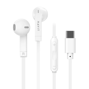 Навушники Havit HV-E336C USB-C White (HV-E336C) зображення 1