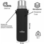 Чехол для термоса Tribe Neoprene Cover для експедиційного термоса 0,9 л Black (T-DF-0010-black) - уменьшенное изображение 7