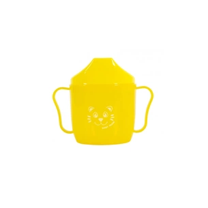 Поїльник-непроливайка Baby Team зі спаутом жовтий 180 мл (5007_желтый) зображення 1