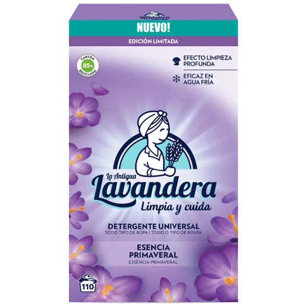 Пральний порошок La Antigua Lavandera Весняна свіжість 5.5 кг (8435495828587) - зображення 1