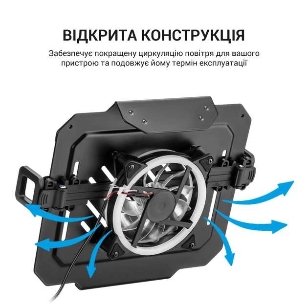 Подставка для ноутбука OfficePro для кронштейнів VESA 75x75,100x100 +RGB (LH474B) - изображение 11