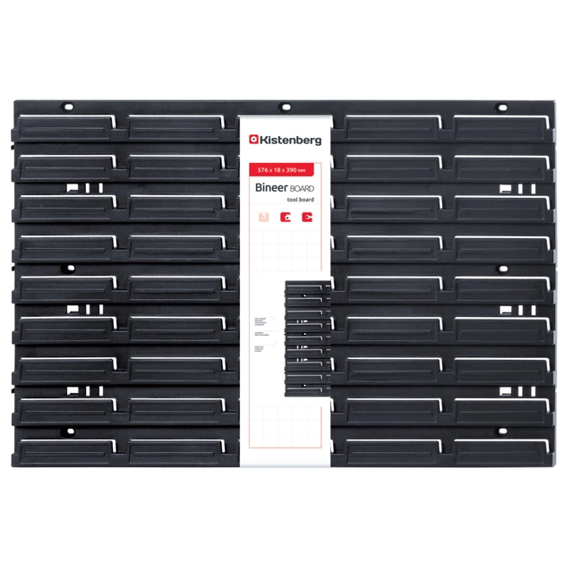 Полка для инструмента Kistenberg подвесная доска для емкостей, 576*18*390, KBB6040 (KBB6040) - изображение 3