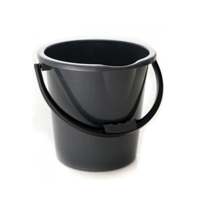 Відро господарське Горизонт Комфорт Сіре 10 л (гор-02040/сірий) - picture 1