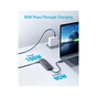 Концентратор Anker USB-C 5-in-1 2xUSB-A + USB-C 5Gbps + HDMI 4K + USB-C PD in 100W black (A8355H11) - зменшене зображення 4